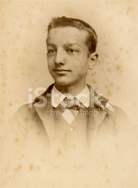 Victorian Boy Vintage Photograph Stock Photo Royalty Free Freeimages