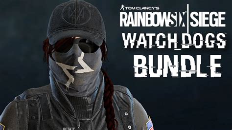 Rainbow Six Siege Ash Watch Dogs Bundle Gameplay Skin Head Gear Charm