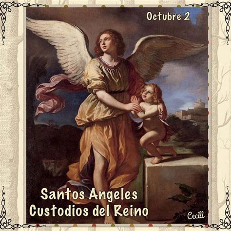® Santoral Católico ® Imagen De Los Ángeles Custodios