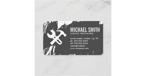 Home Services Repair Business Card Zazzle