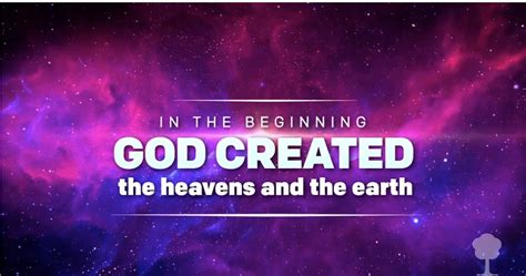 In order to demonstrate this evolution, let me use genesis 1:1 as an example to show how my research and my translation evolved over the years. God Is Creator (Genesis 1:1-3) | Seeds Family Worship
