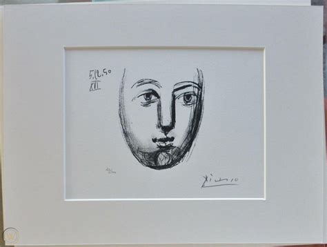 Pablo Picasso Visage De La Paix 50 Xvi Hand Numbered 7202000 Signed