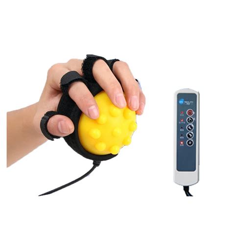electric hand massage ball vibration hot compress stroke hemiplegia finger rehabilitation hand