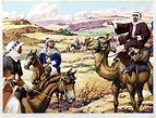 Biblical Camel scene (Original) by Bible Stories (Pat Nicolle) at The ...