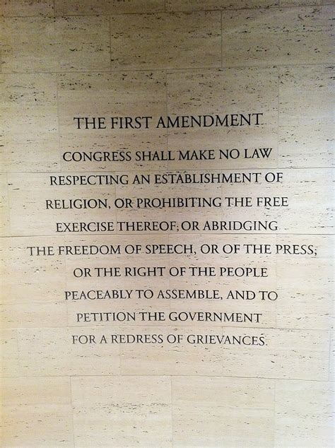 The First Amendment Of The Us Constitution Posted Via Em Flickr