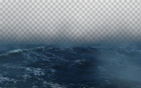 Water Sea Waves With Fog Transparent Background Png Clipart Hiclipart