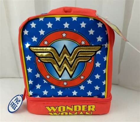 Wonder Woman Light Up Insulated Lunch Box Bag Pvc Free Lunchbox Nwt Ebay