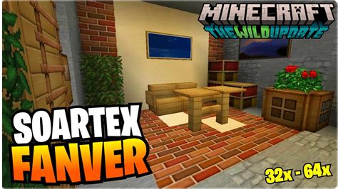 🔔 Textura Soartex Fanver Para Minecraft Pe 120 Actualizada 64x64
