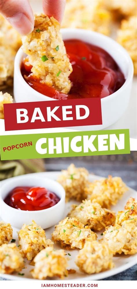 And the peppery bite of arugula, fresh tomato, and red onion are the perfect complement to the gooey melted mozz. Baked Popcorn Chicken | Recipe | Chicken dinner recipes ...