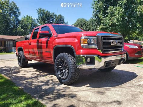 2015 Gmc Sierra 1500 With 20x10 18 Fuel Rebel And 33125r20 Nitto