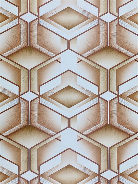 Vintage Wallpapers Online Shop Geometric Wallpaper Brown