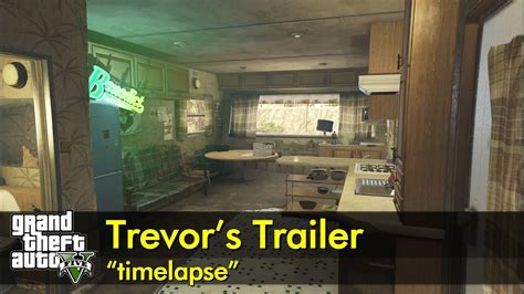 Trevors Trailer Timelapse Dirty And Clean Gta V Youtube