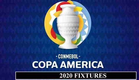Here are the updated fixtures details, time of the games and television telecast information in as per indian standard time. Copa America 2020 Fixtures Match Dates & Time Table ...