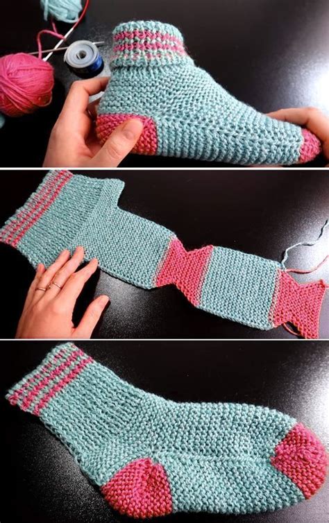 Two Needle Socks Two Needle Socks Sock Knitting Patterns Knitting Socks