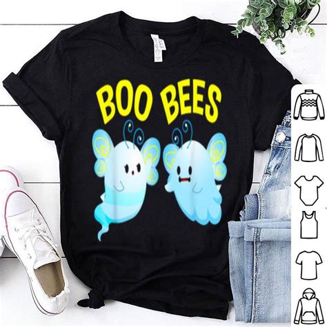 Boo Bees Couples Halloween Costume Ts Funny Women Girls Shirt