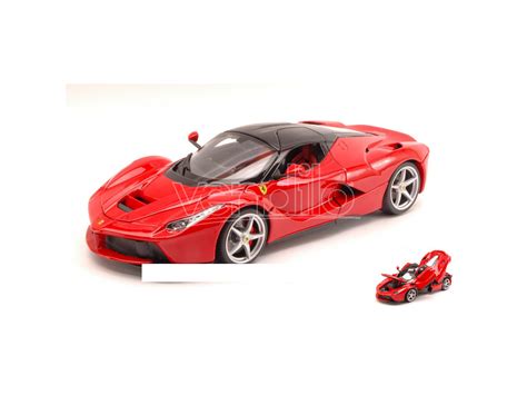 bburago bburago bu16901r ferrari la ferrari 2013 red signature 1 18 modellino vendiloshop