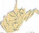 Map of West Virginia Rivers - West Virginia Explorer