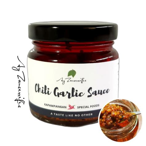 Chili Garlic Sauce 4oz Kapampangan Special Shopee Philippines