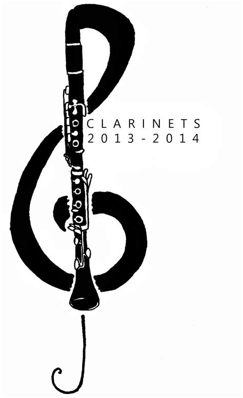 Clarinet Treble Clef Clarinet Band Shirt Ideas Clarinet Shirts