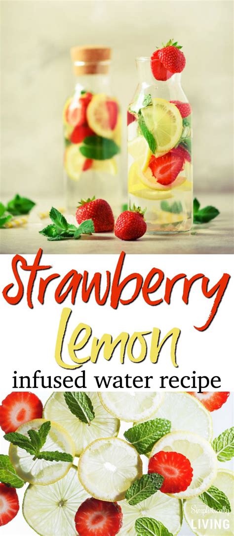 Strawberry Lemon Infused Water Recipe Artofit