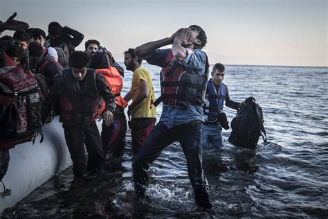 making the crossing to lesbos the new york times