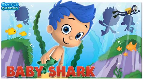 Baby Shark Bubble Guppies Shark Song Nursery Rhyme Song For