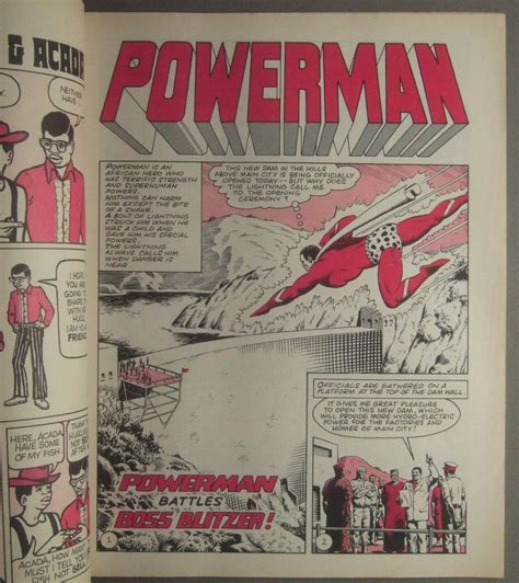 Boys Adventure Comics Powerman 7 Dave Gibbons And Brian Bolland