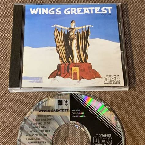 Wings Greatest Hits Pmccartney Japan Cd Cp35 3114 1a7 To Black