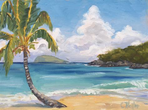 Island Time Etsy Coastal Painting Island Time Plein Air Paintings