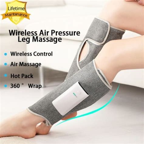 Wireless Leg Massager Air Compression Leg Massage Full Wrap For