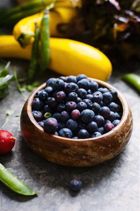 A Bowl Of Blueberries By Stocksy Contributor Darren Muir Stocksy