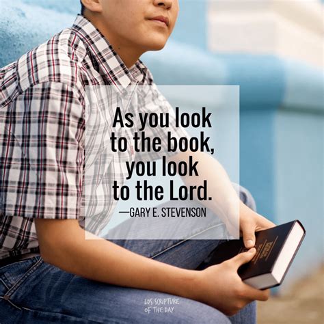 As You Look To The Book You Look To The Lord Latter Day Saint