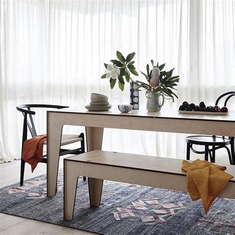 Japandi Plyroom Furniture Dining Room Design Contemporary Table