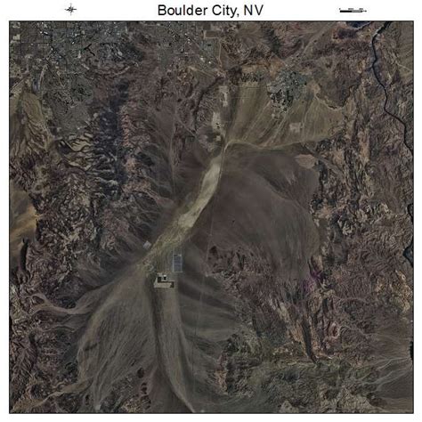 Aerial Photography Map Of Boulder City Nv Nevada