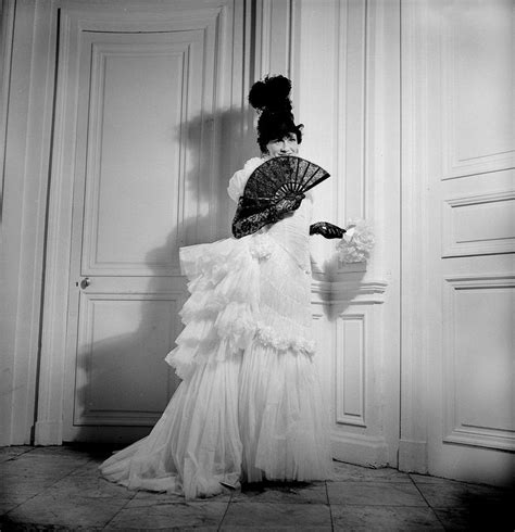 French Fashion Designer Coco Chanel 1883 1971 Wearing An Evening
