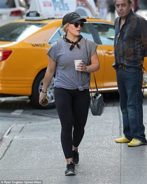 Hilary Duff Whispers In Horses Ear As She Films Younger The Duff
