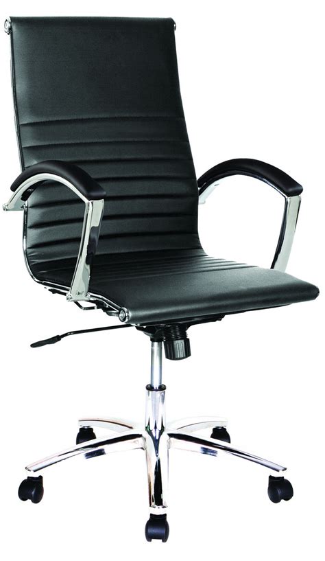 Modern Black High Back Conference Room Chair With Arms Jazz Harmony
