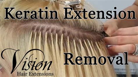 How To Remove Keratin Or Fusion Hair Extensions Vision Hair Extensions