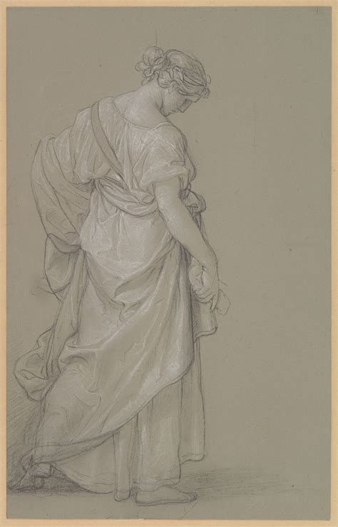 Angelica Kauffmann Study Of A Standing Woman The Metropolitan