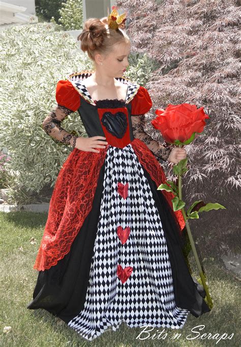 Queen Of Hearts Costume Dress Girls Girls Tea Party Dresses Queen Of