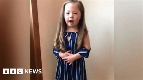 The Five Year Old Girl Changing Perceptions Of Down S Syndrome BBC News