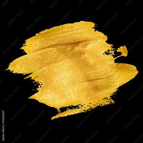Gold Acrylic Paint Vector Illustration Stock Vektorgrafik Adobe Stock