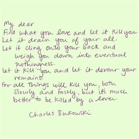 Charles Bukowski Quotes Love Quotesgram