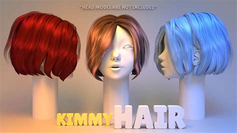 Kimmy Hair 3d Model Cgtrader