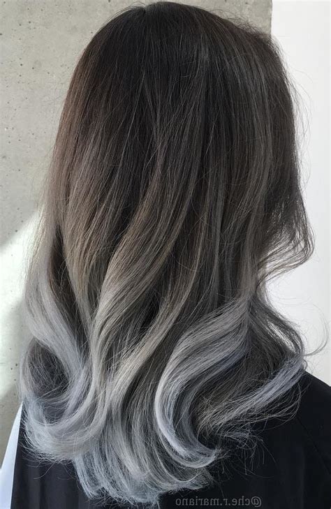 36 Gray Silver Ombre Hair Color Ideas For Attention