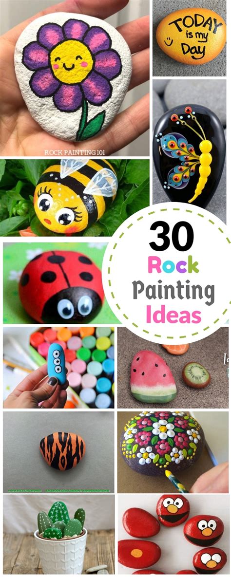 Simple Rock Painting Designs 29 Easy Rock Painting Ideas For