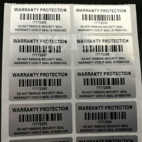 Serial Number Stickers Yamain