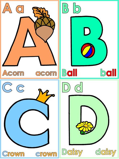 Kindergarten Worksheets Printable Worksheets Alphabet Flash Cards 1