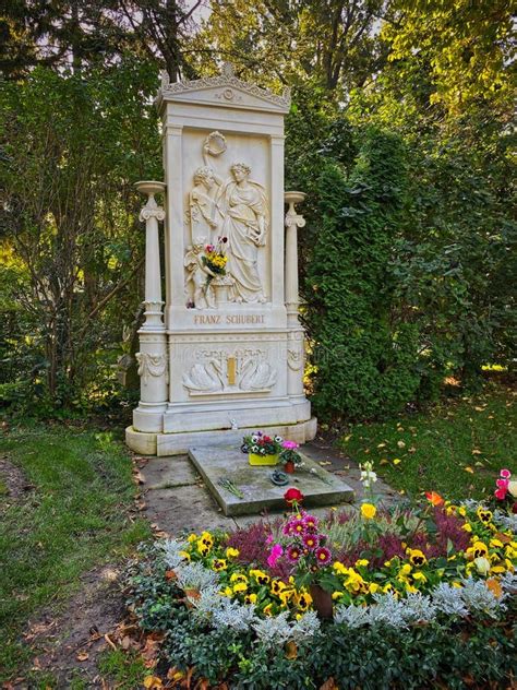 Honorary Grave Franz Schubert Editorial Stock Photo Image Of