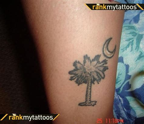 South Carolina Palmetto And Crescent Tattoo Tattoos I Like Pinterest